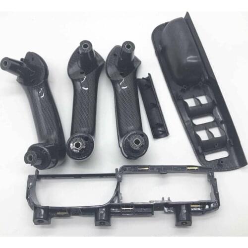 Carbon Fiber Style Interior Grab Handle Inside door handle door armrest for: 1999-2004 Volkswagen Bora Golf 4 MK4 for Jetta