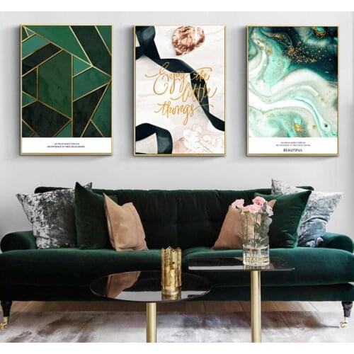 Scandinavian Geometry Abstract Canvas Painting Home Art Posters Bedroom Corridor Stickers Nordic Decoration