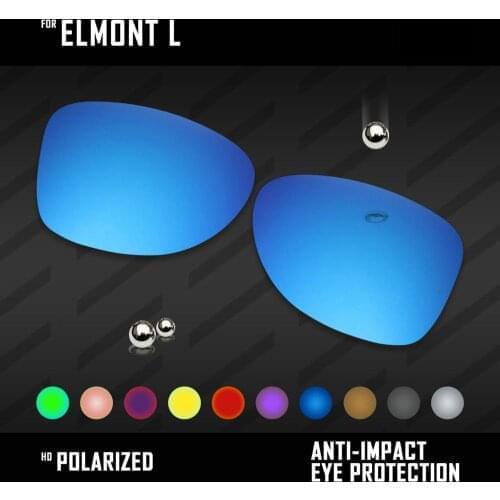 OOWLIT Lenses Replacements For Oakley Elmont L Sunglasses Polarized - Multi Colors