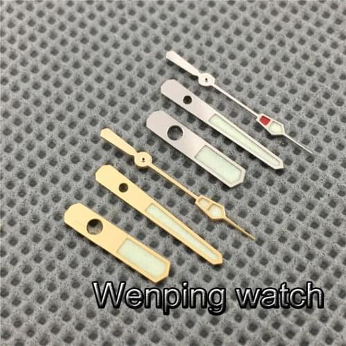 Super Green Luminous C3 Silver Gold Watch Hands Fit NH35 NH36 Movement