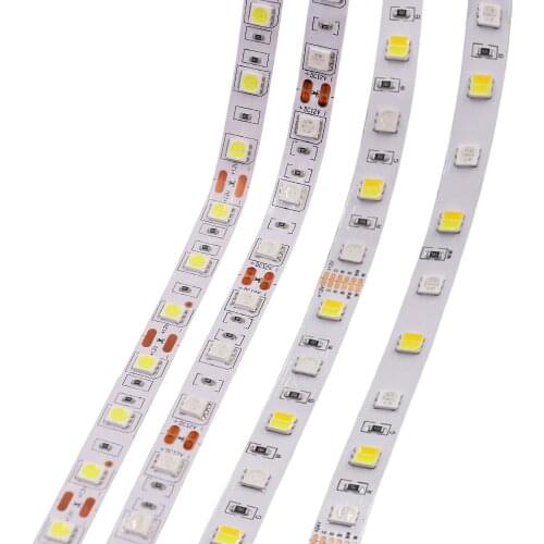 SMD 5050 RGB LED Strip CCT RGBW RGBWW RGBCCT DC12V Waterproof 5M 300LED Pixel Tape Lights Flexible Lamp Decoration 12 V 5m/lot