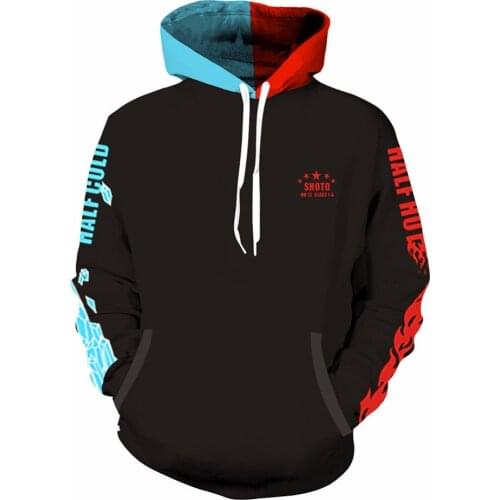 Boku no My Hero Academia Hoodie Todoroki Shoto Cosplay Sweatshirt Hooded Pullover Men Women Coat Streetwear Unisex Hoodie Top