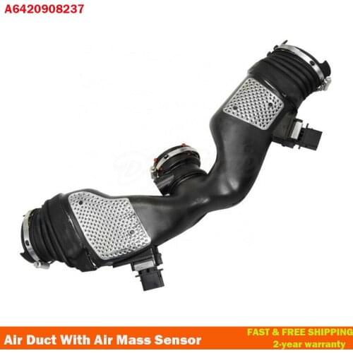 A6420908237 Air Duct With Air Mass Sensor For Mercedes benz ML280 ML320 GL320 GL350 C320 C350 E280 E300 E350 R320 G320