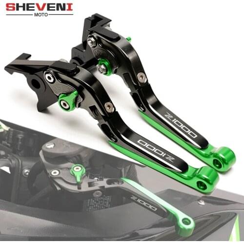 Motorcycle CNC Extendable Adjustable Brake Clutch Levers For KAWASAKI Z1000 2007 2008 2009 2010 2011 2012 2013 2014 2015 2016