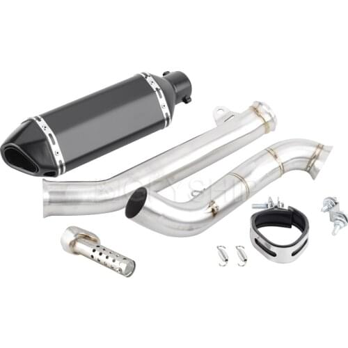 For KTM DUKE 690 2013 to 2017 2018 2019 690 Duke Escape Slip-on Motorcycle Exhaust Muffler With Mid Link Pipe And Decat Pipe