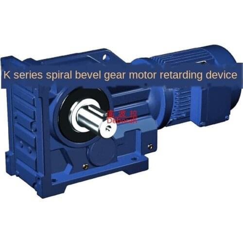 Customized KAF series spiral cone hardened gear reducer SEW with motor variable speed gearbox shaft accessories full speed ratio