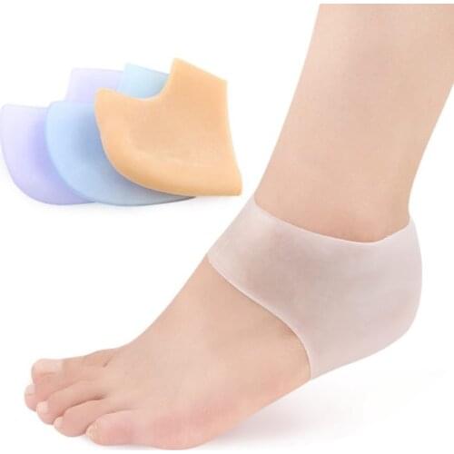 Heel Protector Protective Without Holes Sleeve Heel Spur Pads for Relief Plantar Fasciitis Heel Pain Reduce Pressure on Heel
