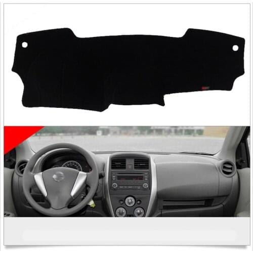 Interior Dashboard Carpet Photophobism Protective Pad Mat For Nissan Sunny 2011-2014