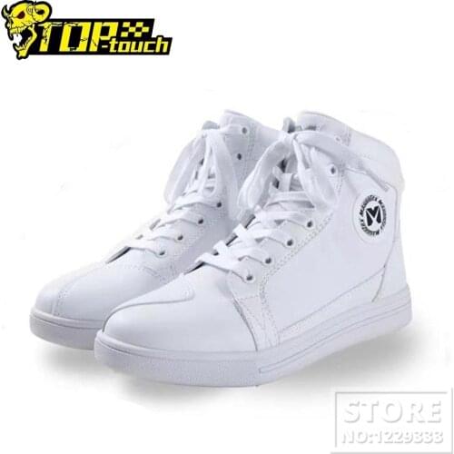 Women Man Motorcycle Boots Wearable Motorcycle Shoes Breathable Casual Botas Moto Motorbike Boots Reflective Shoe Laces Boots