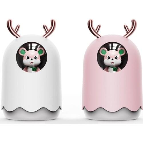 300ml Usb Ultrasonic Air Humidifier Aroma Essential Oil Diffuser Pet Aromatheraphy Humidifier With Romantic Light For Home