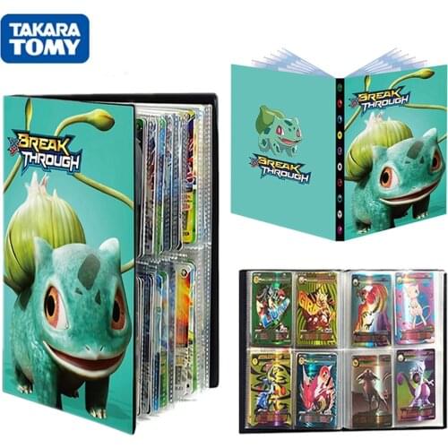 Pokemon Album Card Book 240Pcs Display Livre Pokémon Anime Bulbasaur Collections Binder Playing Game Cards Map Holder Folder Toy