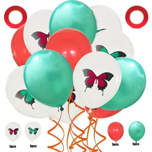 Color swallowtail butterfly butterfly latex balloon insect animal balloon baby show birthday party decoration balloons globos