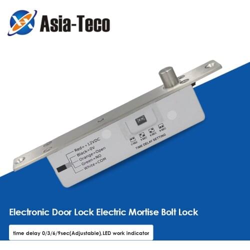 Electric Strike Door Lock Electronic NO Fail Safe Secure Mortise lock Electric Deadbolt For Access Control System
