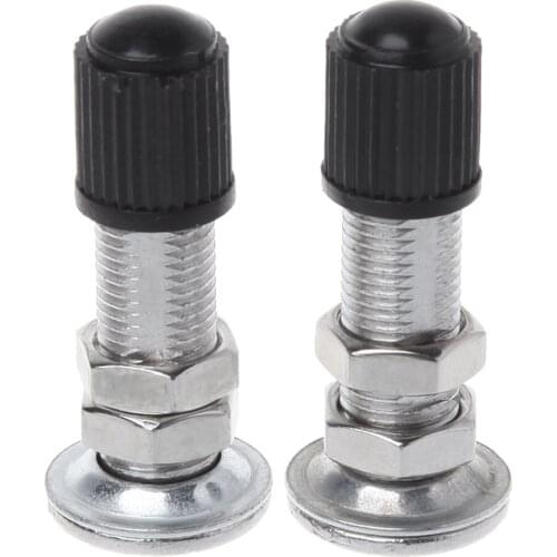 Brand New and High Quality 2 pcs 31mm Bicycle Schrader Valve Ultralight Zinc Alloy MTB Mountain Road Bike schrader Valve Type