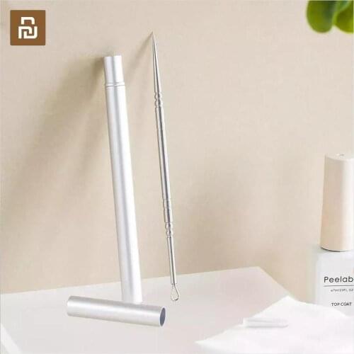 2PCS/set Youpin Jordan&Judy Blackhead Comedone Acne Pimple Blemish Extractor Remover Stainless Needles Makeup Tools Kit