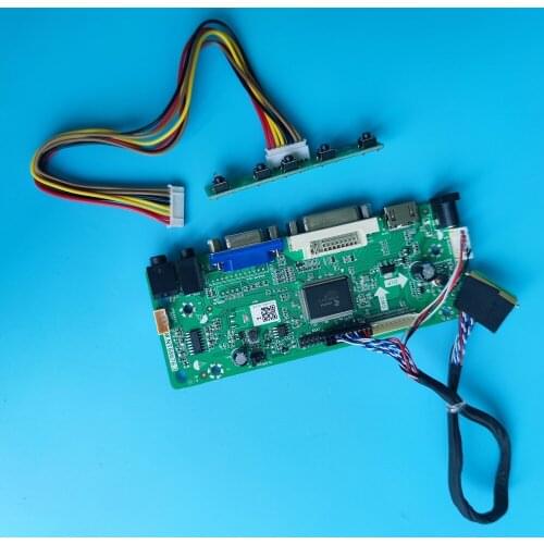 Kit for M133NWN1 R0 LCD Panel Screen 13.3" 1366X768 LVDS Monitor VGA DVI 40pin M.N68676 LED DIY Controller board