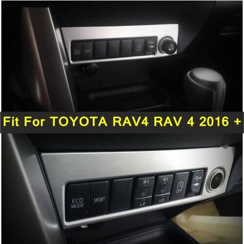 Lapetus ABS Auto Styling Smoking Cigarette Lighter Switch Button Knob Cover Trim 1 Pcs Fit For TOYOTA RAV4 RAV 4 2016 2017 2018