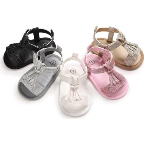 Summer Baby Girls shoes Children Flip-flops Bowknot Baby girl Sandals Soft Baby Sandals 0-18M