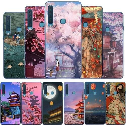 Japanese Style Art Japan TPU Soft Phone Case For Samsung Galaxy A3 A5 A7 2016 2017 A6 A7 A8 A9 2018 A80 A70 A50 A40 A20 A10
