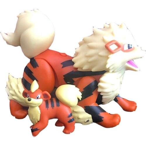 TOMY Genuine Pokemon WCT Tomy 1:20 Isometric Series Arcanine Anime Model Childrens toy gift