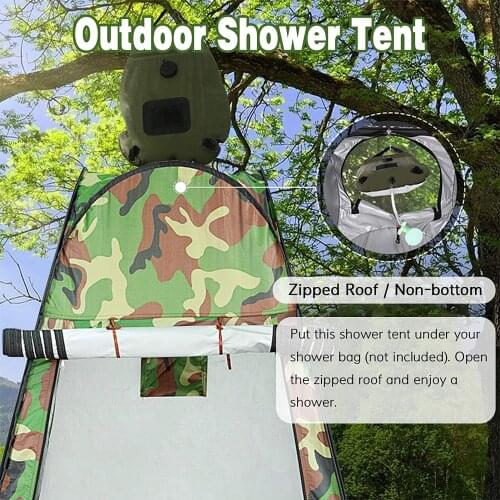 2 People Camping Pop Up Tent Changing Room Instant Folding Tent Outdoor Privacy Shower Bathing Room Beach Camping Equipment