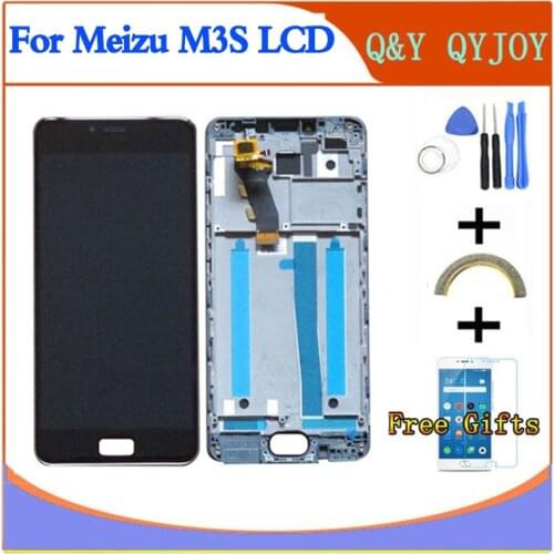 QYINTLCRACYGYP Screens For Meizu M3s Mini