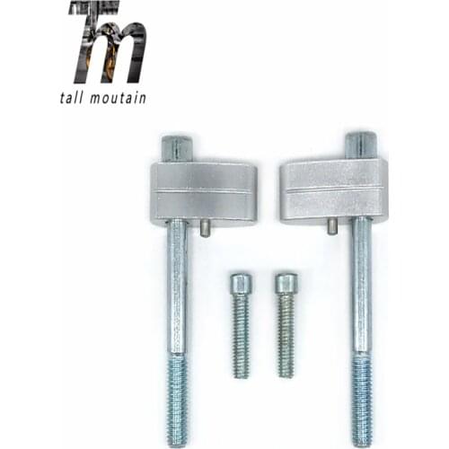 1 Set Silver Aluminum Handlebar Raiser Bar Moves up 20mm for BMW R NINE T Pure Scrambler K1600B 2014 2015 2016 2017 2018 2019