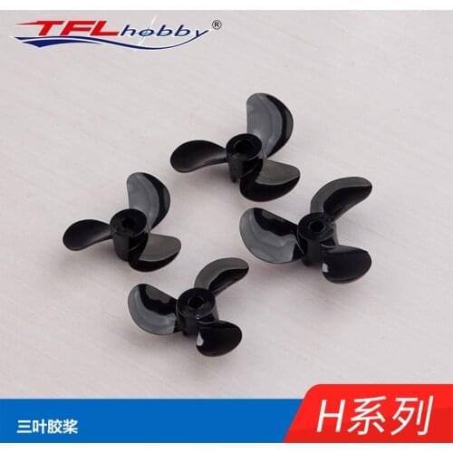 TFL Genuine Parts! 3 Blade H-Series 3mm/4mm/5mm Nylon Plastic Propellers for RC boat