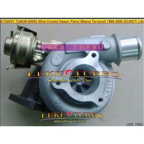 Oil Cooled Turbo GT2052V 724639-5006S 723739-0002 724639 705954 14411-2X90A For NISSAN Patrol MISTRAL Terrano ZD30 ZD30ETi 3.0L