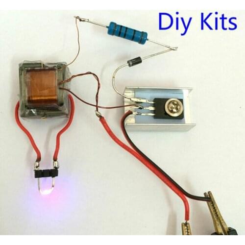 Diy kit Inverter booster high voltage generator Arc module electronic cigarette ignition coil diy small suite