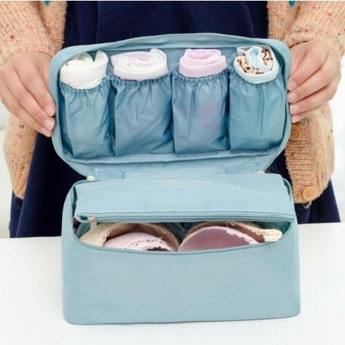 Women Clothing Bra Underwear Socks Cosmetic Packing Cube Storage Bag Travel Luggage Organizer Travel Bags Organizer Insert Bag