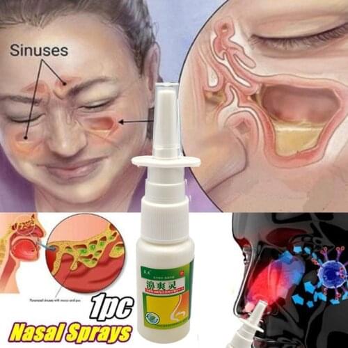 1pc Herbal Nasal Sprays Chronic Rhinitis Sinusitis Chinese Traditional Medical Herb Spray Rhinitis Treatment Nose Care health