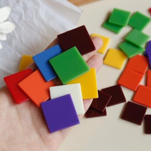Fruta Same Earrings DIY Handmade Accessories Solid Acrylic Square Handmade Materials Ins Hot Section 10 pcs