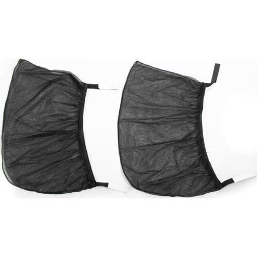 2 Pack Universal Car Sun Shade Mesh Blind Rear Front Side Windows UV Protection Curtain Sunscreen Insulation Block Net For Kids