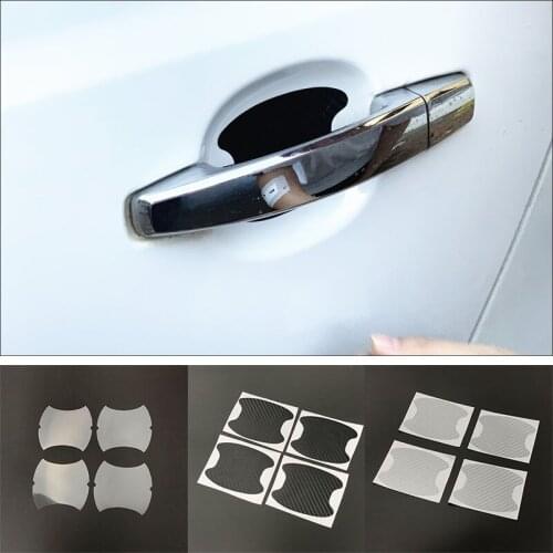 4pcs/Lot Car Handle Protection Sticker For Great Wall HAVAL WEY / BYD / Lifan / Chery / Geely / Roewe / Saturn