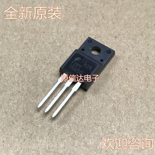 5PCS New MOS FET FDPF18N50 18N50 TO-220 18A 500V Original Genuine Spot