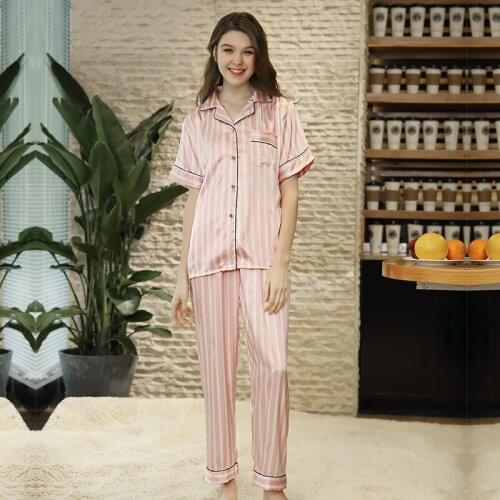 Aerlxemrbrae Women's Silk Pajamas