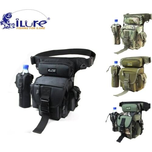 ILure large sport bags multifunctional waterproof fishing tackle tools bag backpack 29*22*12 cm camouflage Pesca Free shipping