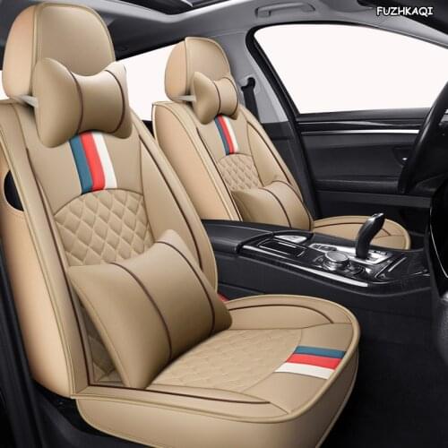 FUZHKAQI leather car seat covers For honda freed stream accord 2018 crv civic jezz 2011 city 2010 fit hrv xrv car seats styling
