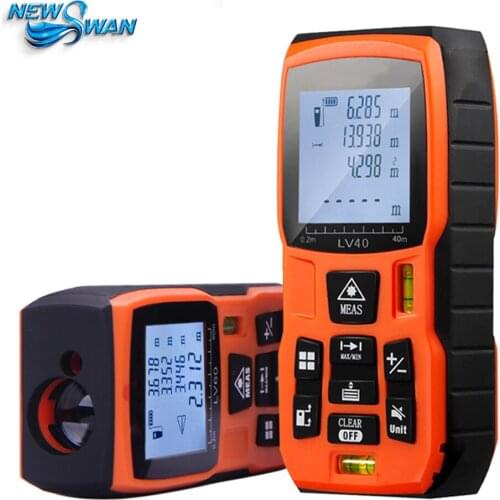 Laser Rangefinder 40m 50m 60m 80m 100m120m Digital Laser Distance Meter Battery-powered Laser Range Finder Distance Measurer