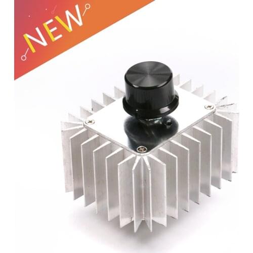 AC 5000W SCR Electronic Voltage Regulator AC 220V Speed Temperature Dimmer Controller Voltage Regulator Stabilizers