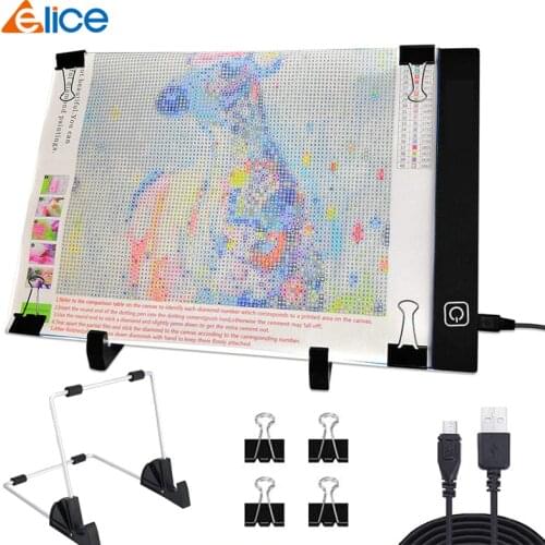 Elice A4 LED Light Pad Artcraft Tracing Light Box Copy Board Digital Tablets diamond Painting Drawing Tablet