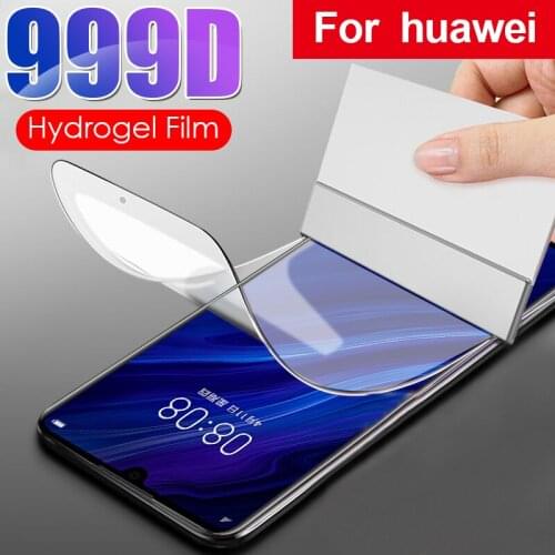 Hydrogel Film For Huawei P30 P40 P20 Lite Pro Screen Protector On Honor 20 10 V20 Mate 20 30 Lite P Smart 2019 Glass