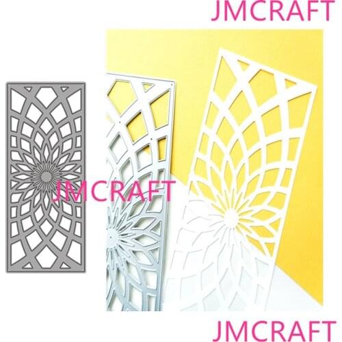 JMCRAFT 2021 Flower Flower Border Background Metal Cutting Die For Scrapbooking Practice Hands-on DIY Album Card Handmade Tool