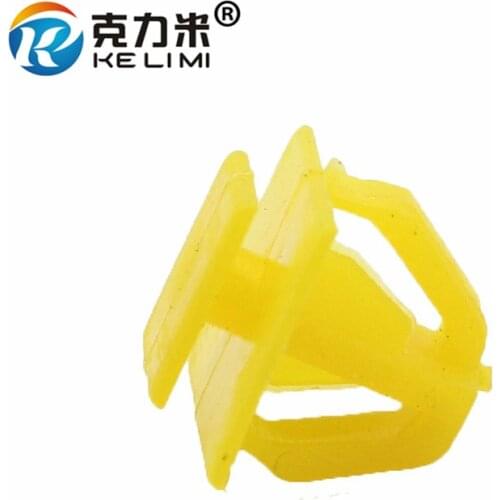 KELIMI Auto Car Door Sill Strip Clip Yellow Color Door Trim Retainer Clips Fastener For Hyundai