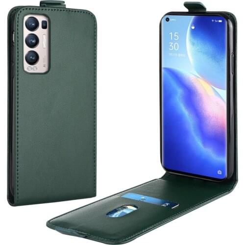 Flip Up and Down Leather Case for OPPO Find X3 Neo Case PDRM00 PDRT00 Vertical Cover for Find X 3 Neo Case Phone Bag