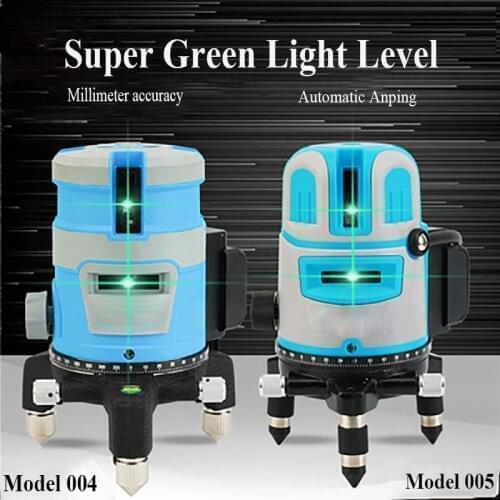 3 LINES laser level optical instruments high power laser laser level with reciever wall laser horizontal 3D Leveling Self Level