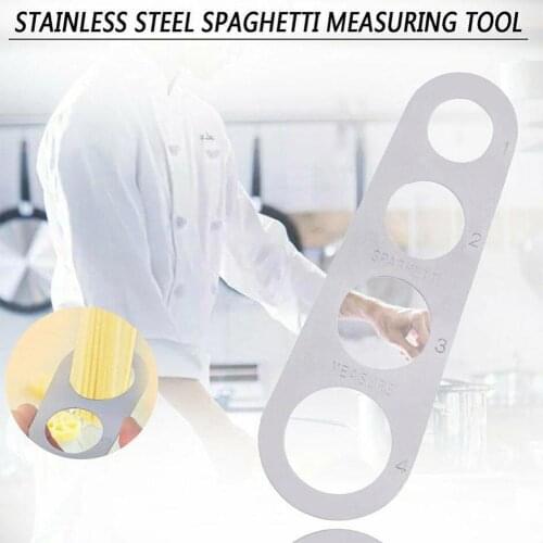 Spaghetti Ruler Steel Spaghetti Gauge Pasta Measurer Clearing Measuring Kitchen 4 Tools Tool Portion Easy Ruler Gadget V2V3