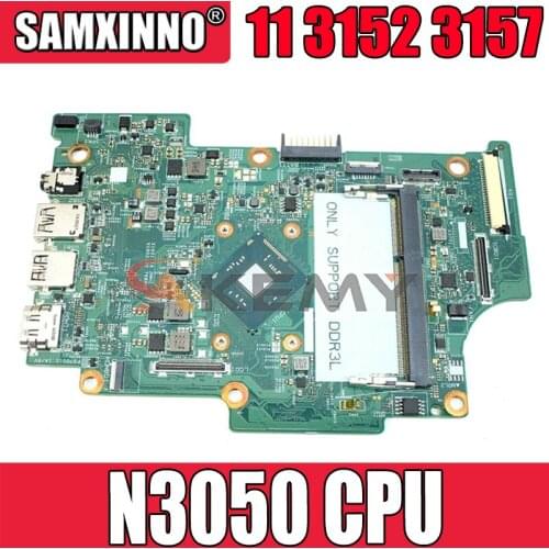 Akemy FOR Dell Inspiron 11 3152 3157 Laptop Motherboard CN-08R7VD 8R7VD N3050 14274-1 475W5 Mainboard NOTEBOOK PC 100%tested