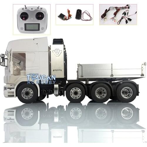 Hercules Sca Cabin LESU RC 1/14 Metal 8*8 Chassis Truck W/ Hopper Sound Radio ESC THZH0627-SMT3